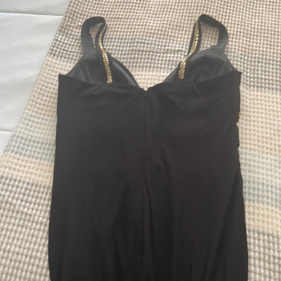 Betsy & Adam Black and Gold cutout dress - Picture 3 of 3